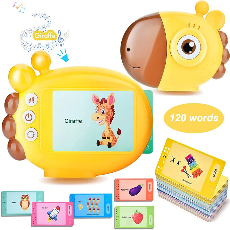 Kids Education Words - Giraffa Lettore di schede flash Parole