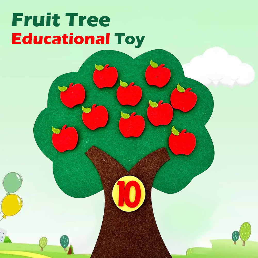 Kids Education Number - Giocattolo Montessori per Contare le Frutti,
