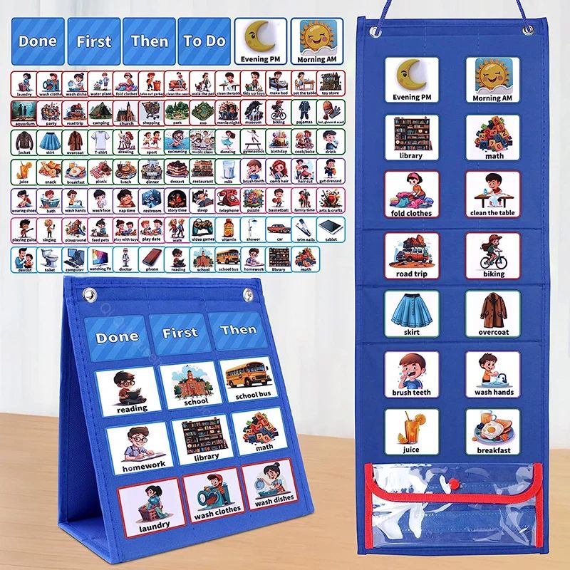 Kids Education Planner - Calendario Visivo per Bambini con 70