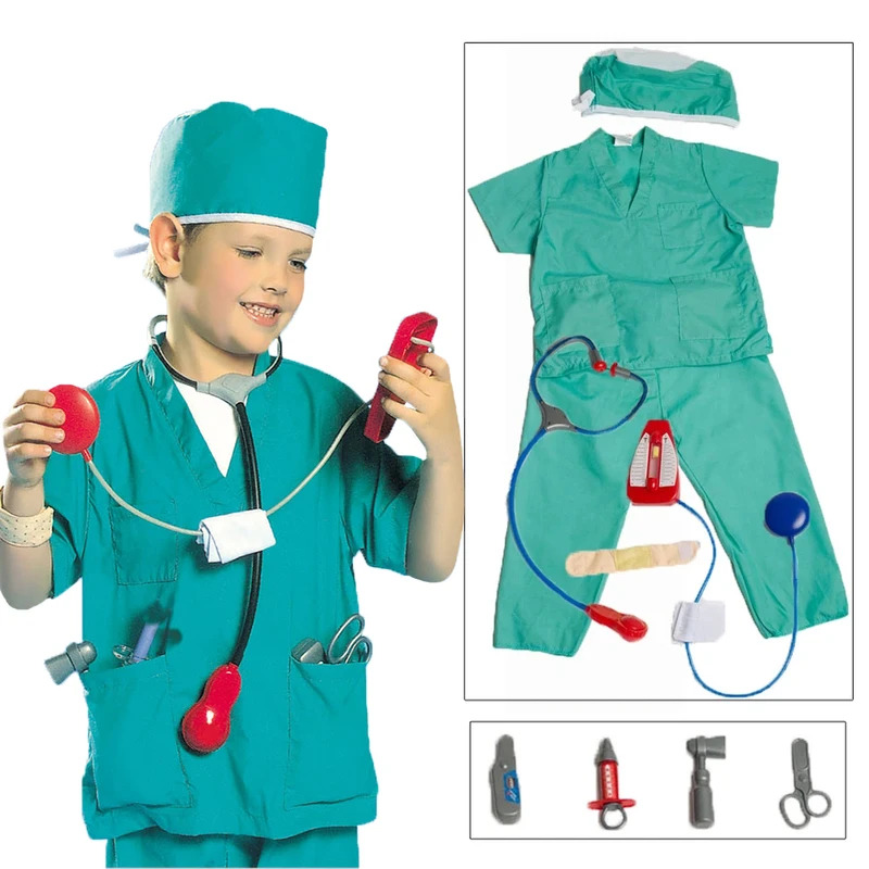Top Kids Education Youtube - Umorden Bambini Bambino Dottore Chirurgo Costume