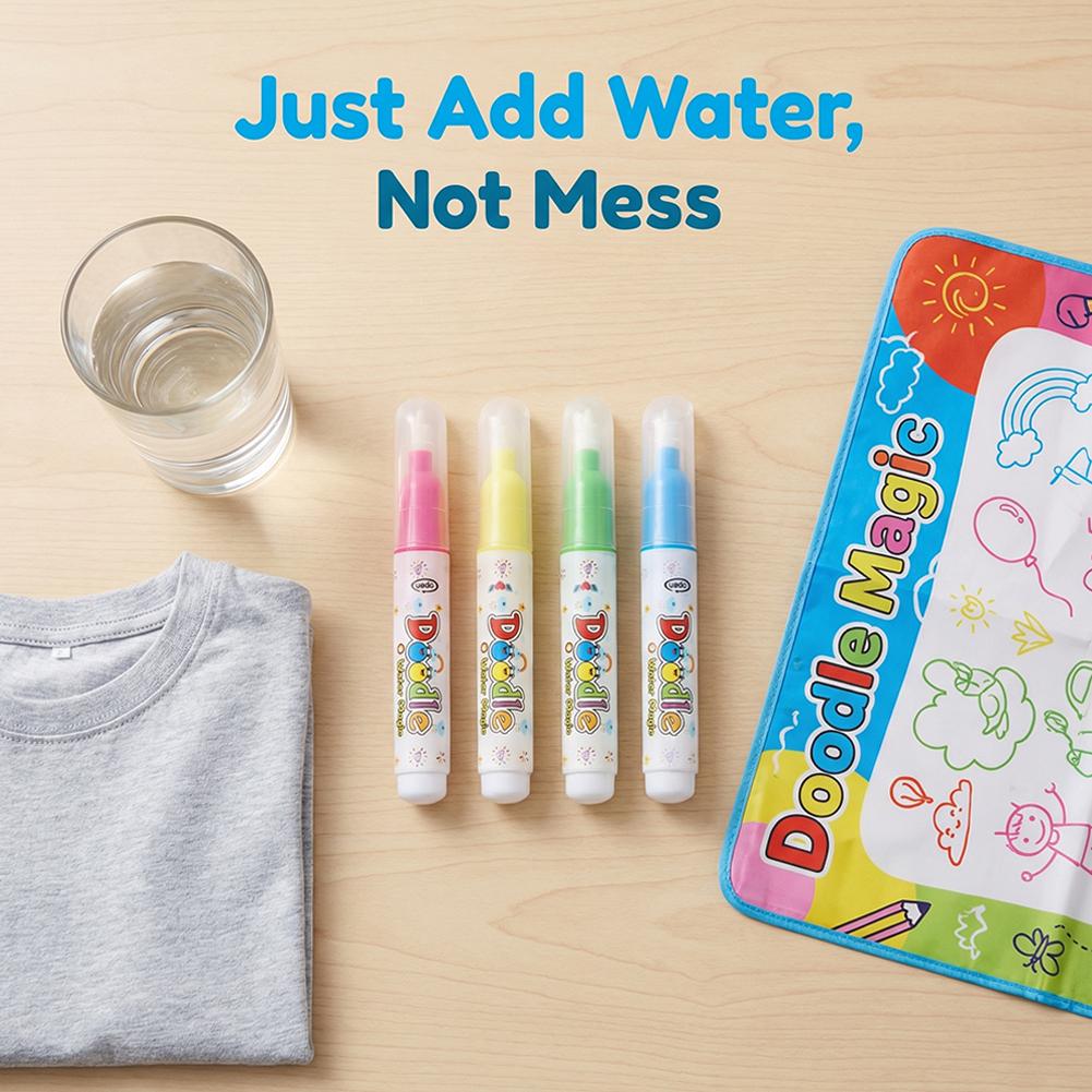 Kids Education Tips - Pennello Magico ad Acqua per Bambini,