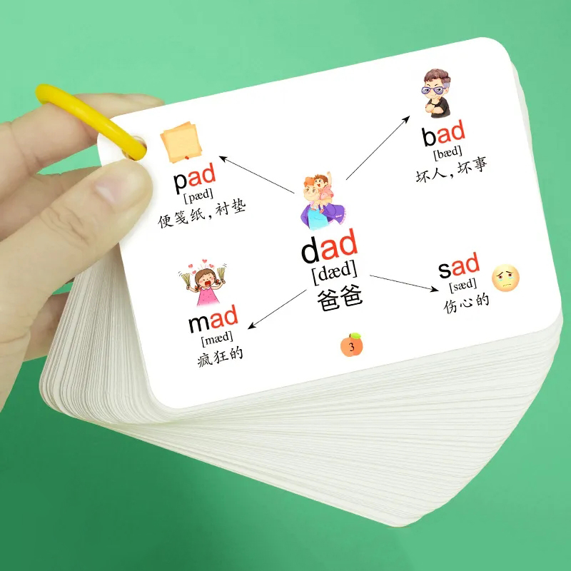 Kids Education Words - 600 parole Mind Map Cards con