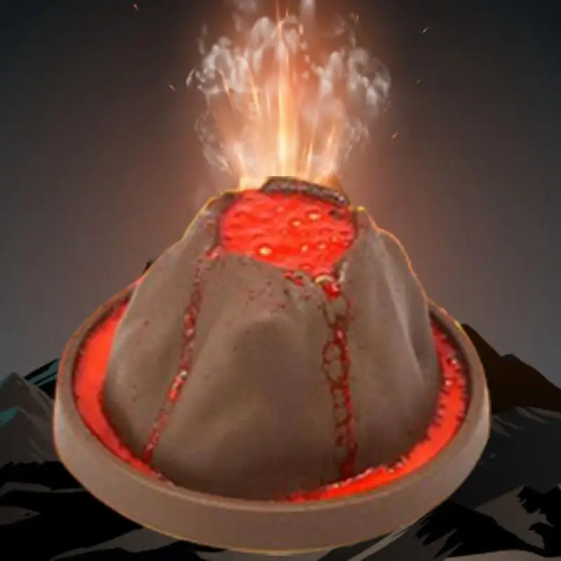 Science Kit Volcano - Scienza esplorazione giocattoli apprendimento chimico eruzione