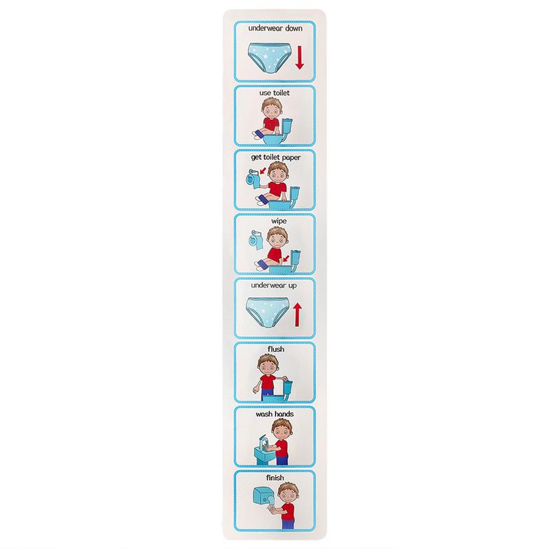 Kids Education Planner - Potty Chart Visual Wall Planner Early