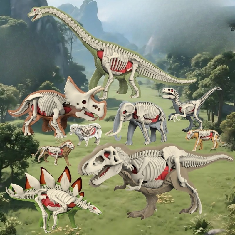 Science Kit Volcano - Piramide Giocattolo Per Bambini Dinosauro Vulcano
