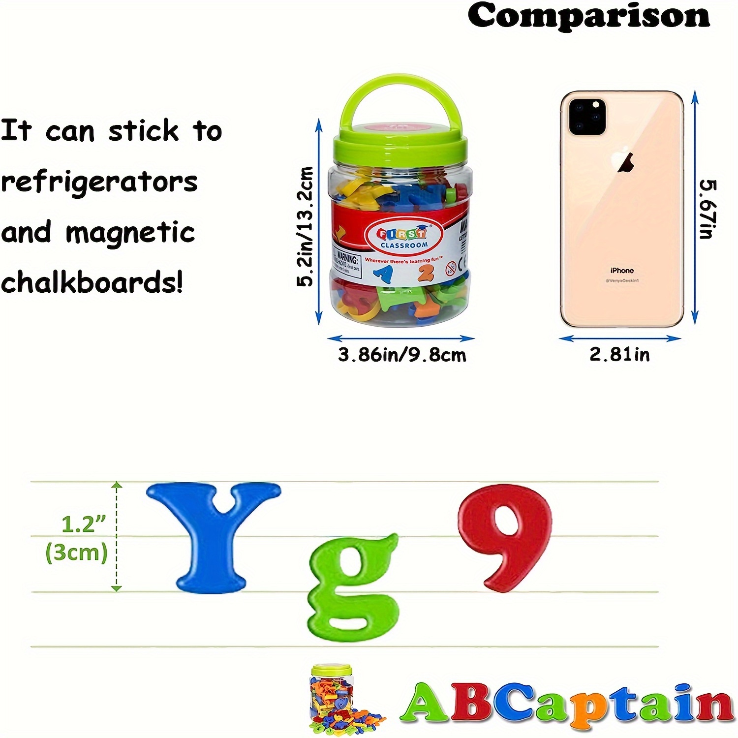 78 pezzi lettere magnetiche nu - Kids Education Number recensione e prezzo