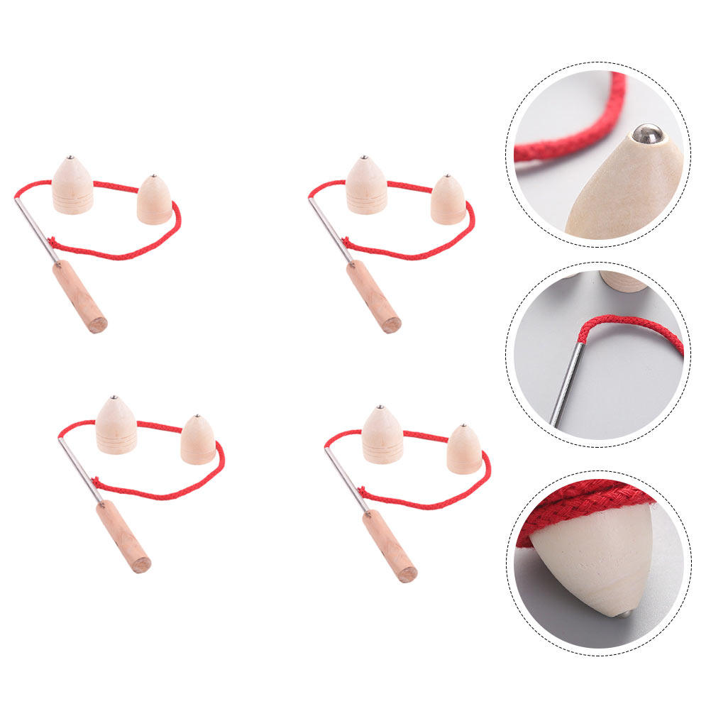 4 Set di Trottola in Legno con - Kids Education Tips recensione e prezzo