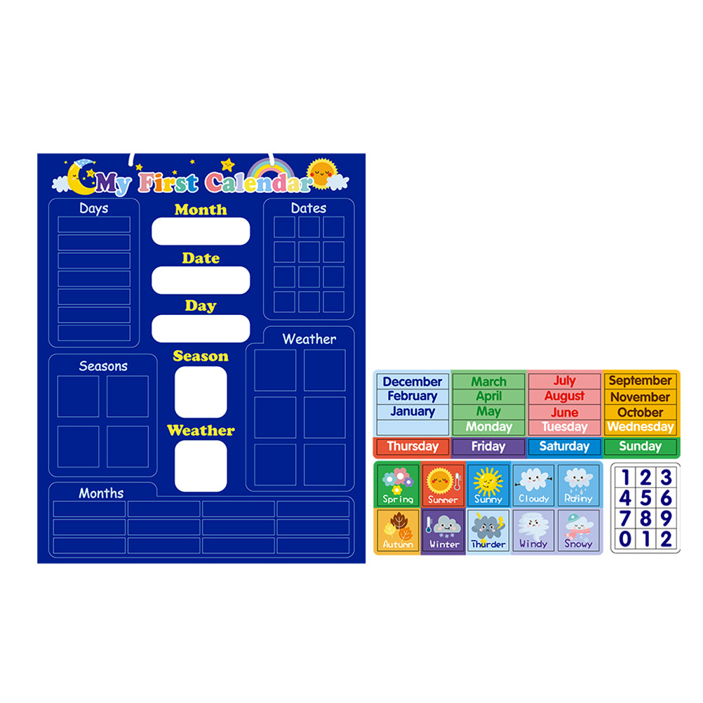 Calendario in legno calendario - Kids Education Planner recensione e prezzo