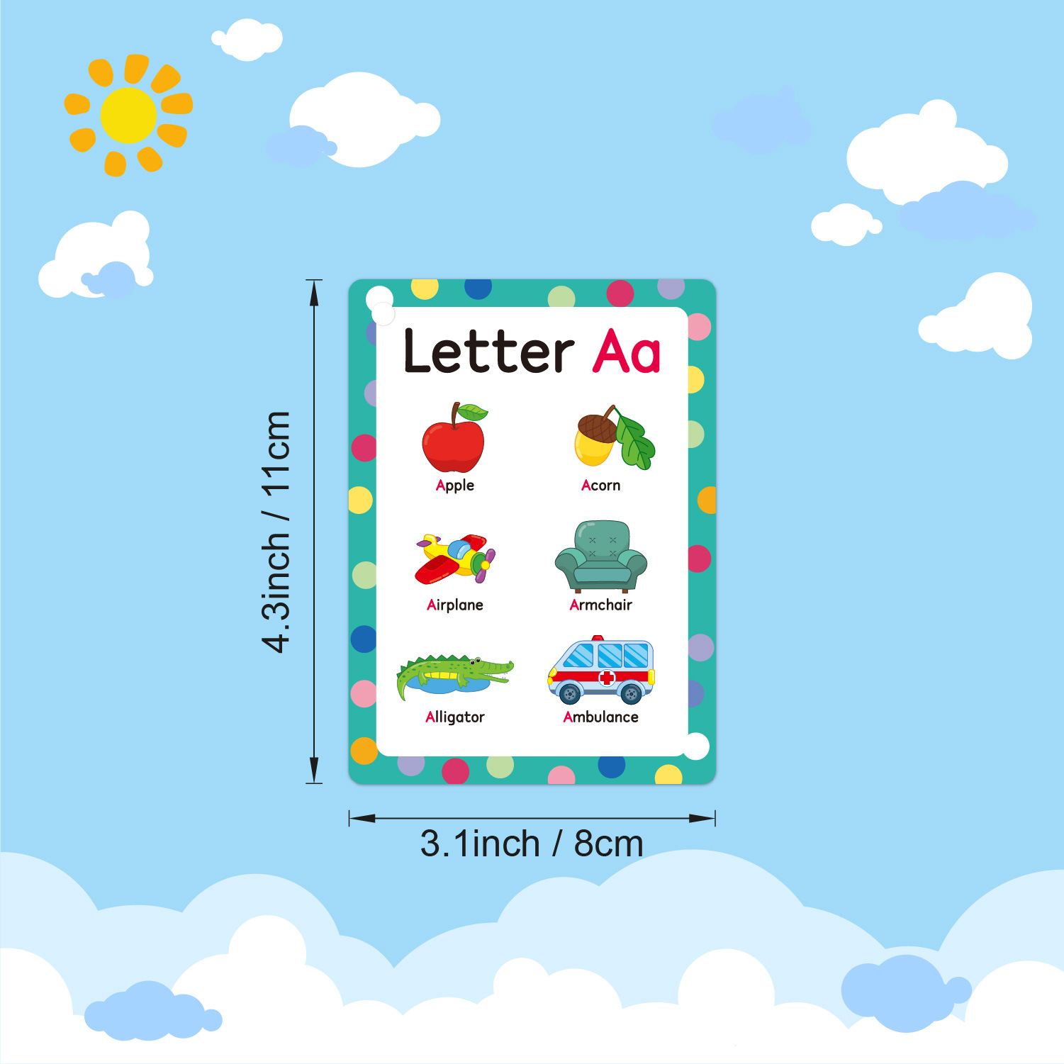 Schede flash ABC Phonics per b - Kids Education Words recensione e prezzo
