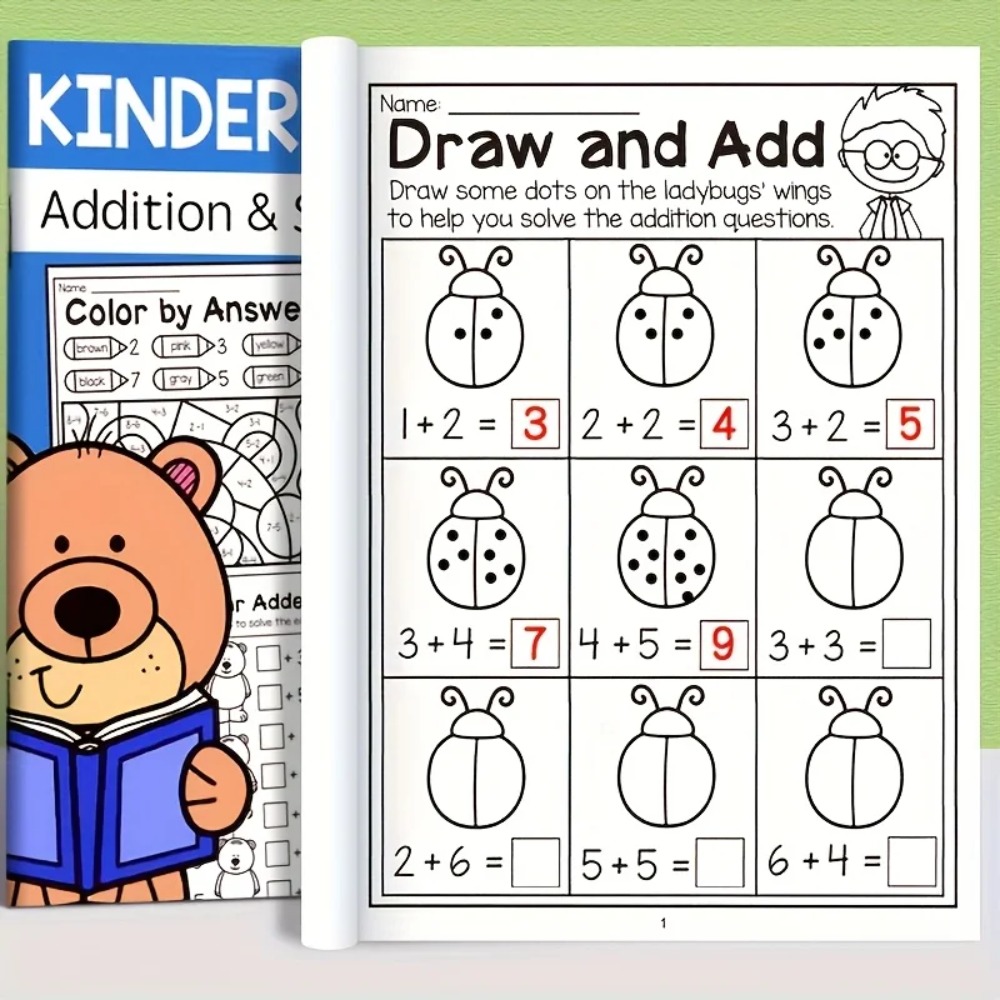 Esercizi di addizione e sottra - Kids Education Worksheet recensione e prezzo