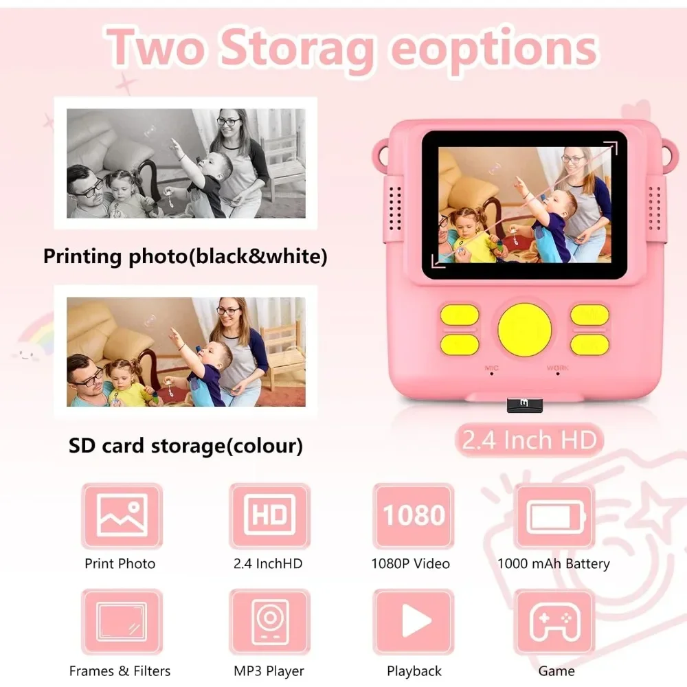 Fotocamera con stampa istantan - Kids Education Free App recensione e prezzo