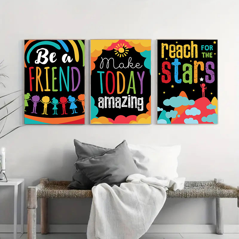 Colorato sogno carino grandi c - Inspirational Kids Education Quotes recensione e prezzo
