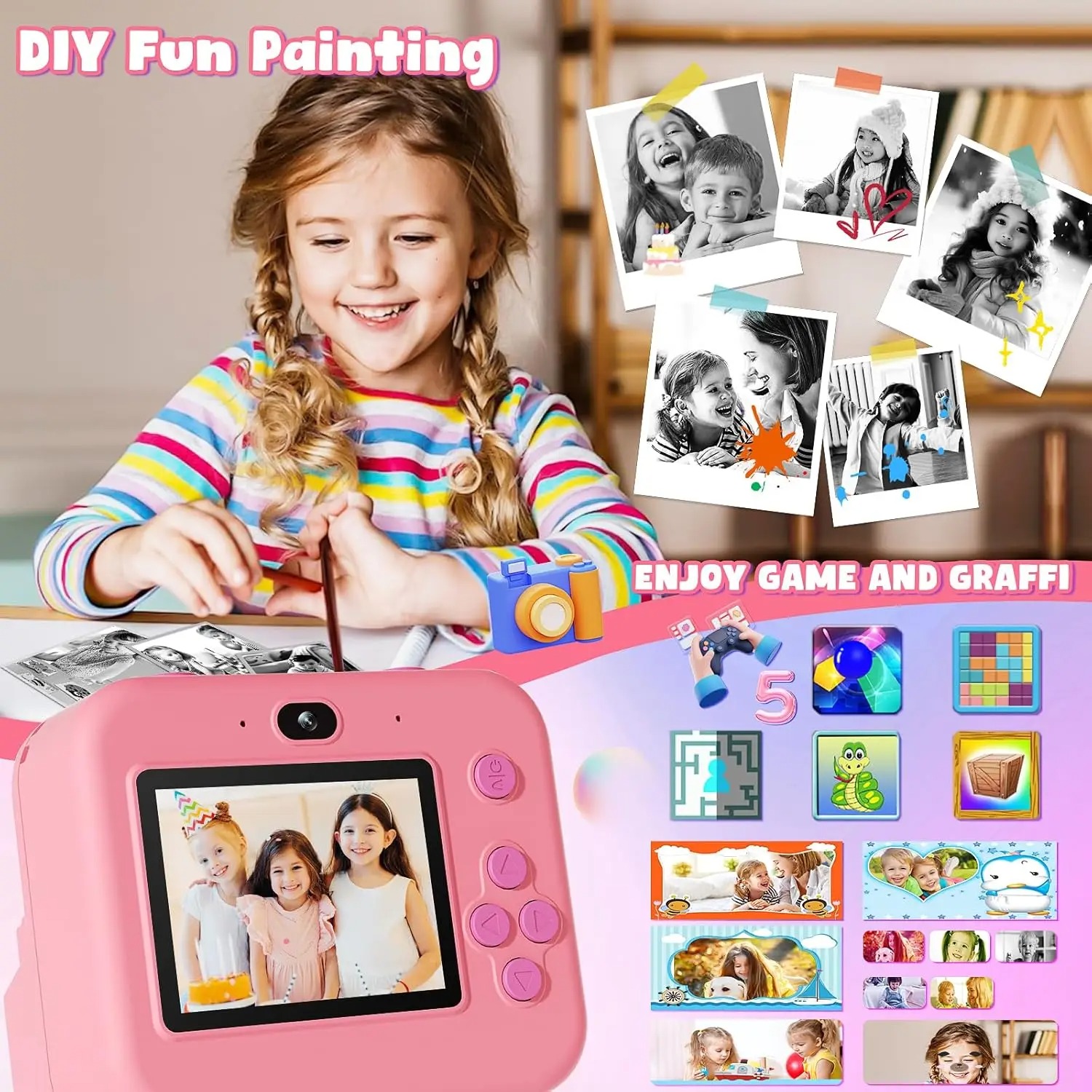 newInstant Print Camera con sc - Japanese Kids Education recensione e prezzo
