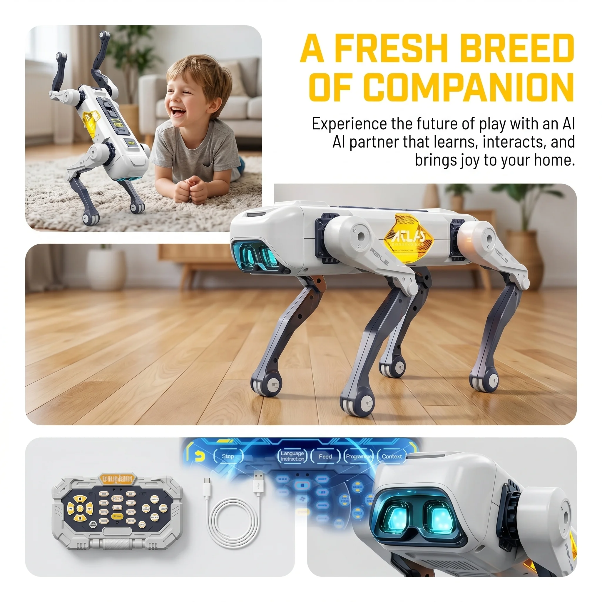 Cane Robot Intelligente AI, Co - Kids Education Free App recensione e prezzo