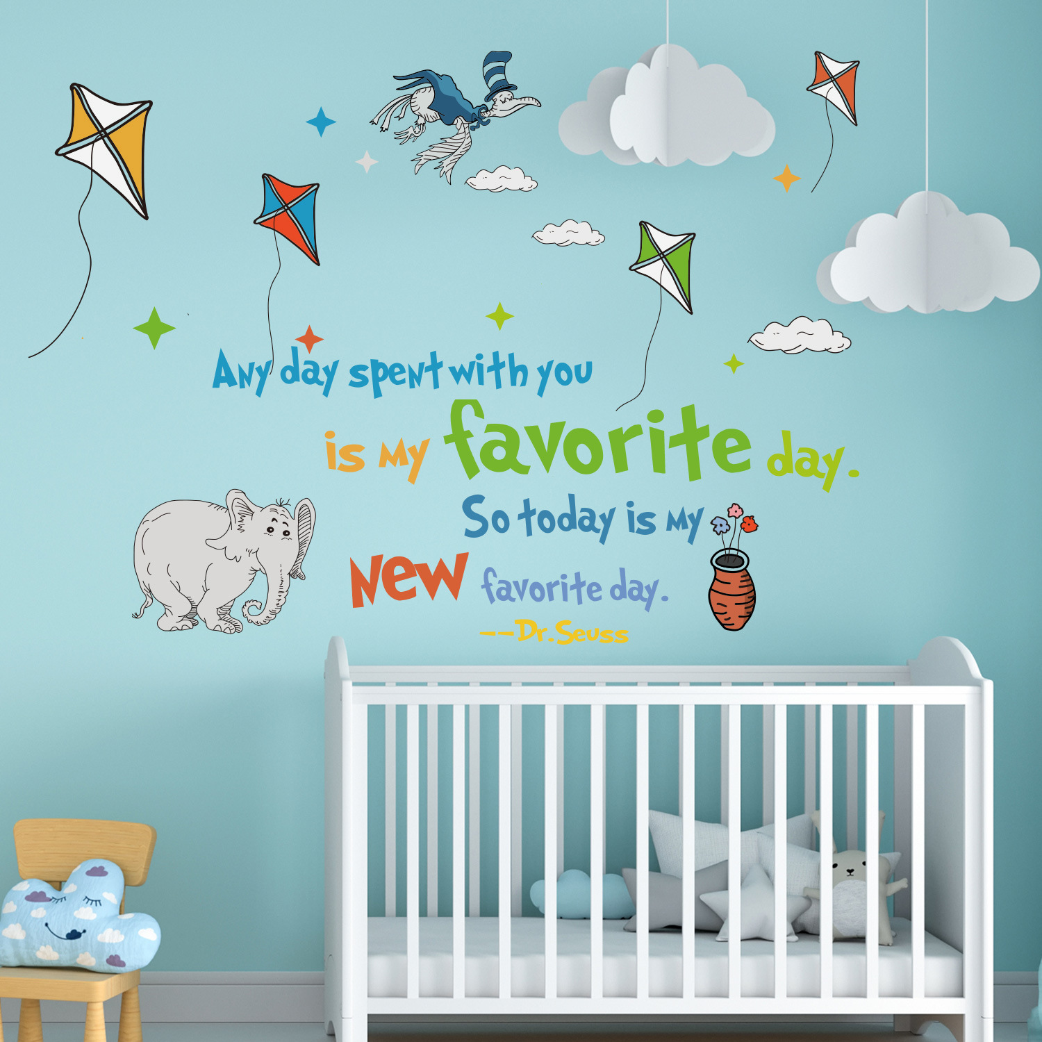 Colorful Dr. Seuss Inspiration - Inspirational Kids Education Quotes recensione e prezzo